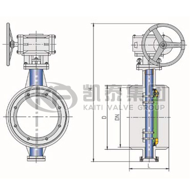 對焊連接硬密封蝶閥