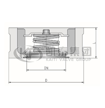 對(duì)夾升降式止回閥