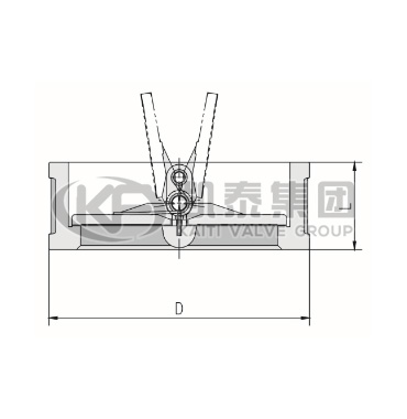 對(duì)夾雙瓣旋啟式止回閥